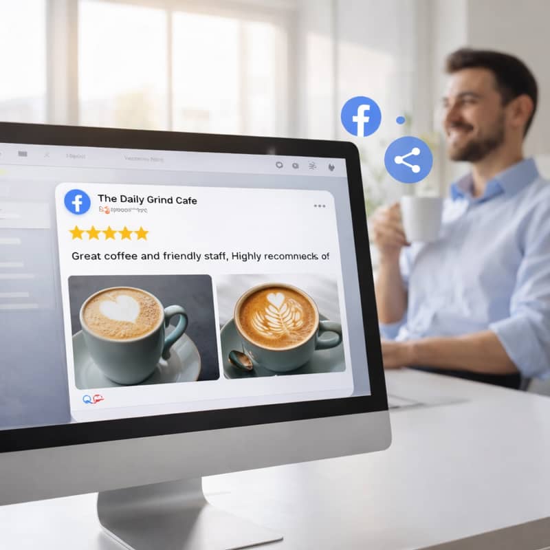 Önfenntartó közösségi média marketing, mert a véleményekből FB postok készülnek és azok megjennek a cég FB postjai között, így aki rákeres a cégre az látja róla a jó véleményeket.