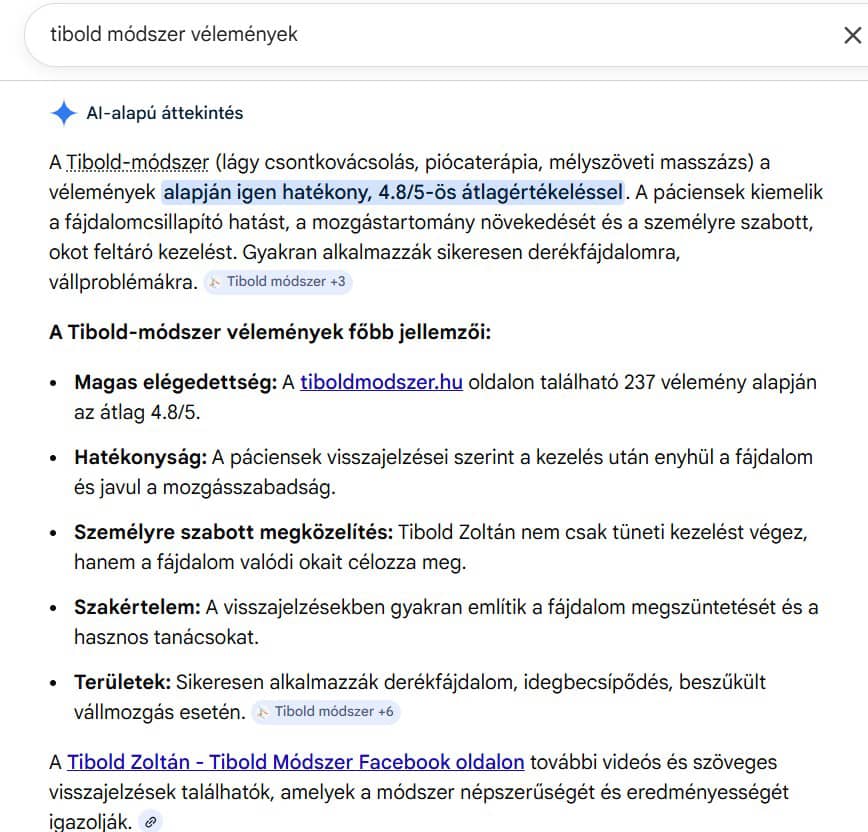 jó véleményet mond egy cégről az AI kicsi